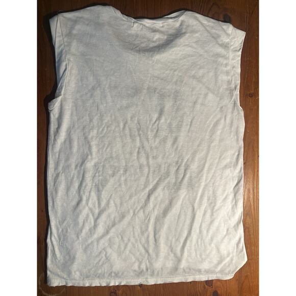 Pam & Gela Women’s Tank Top White Out Of Control Size Small - Picture 5 of 6